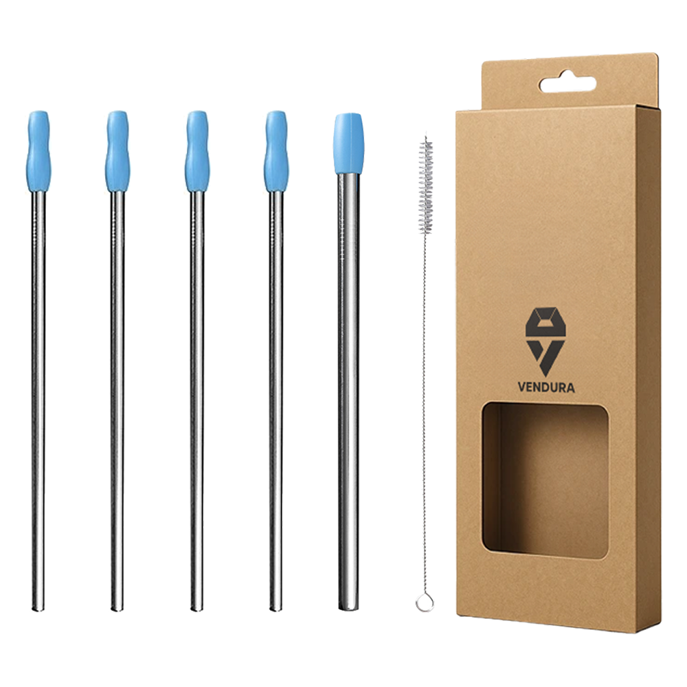 벤듀라 스테인레스 빨대 300mm 직선형 4p + 스무디용 직선 + 세척솔 세트, 1세트 8,820원