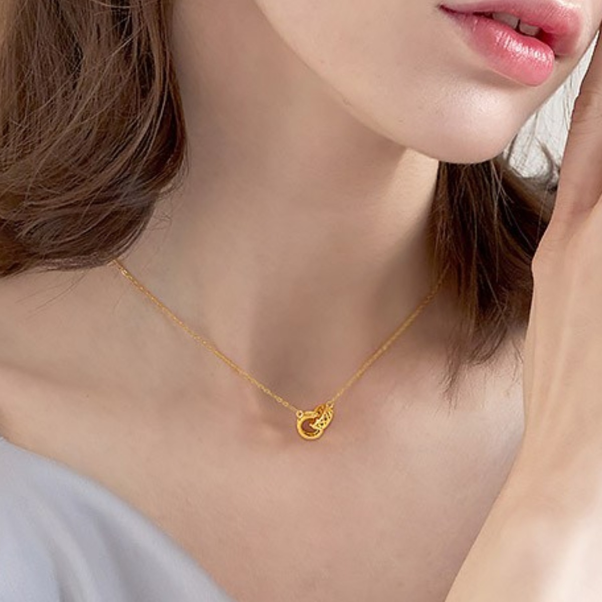 골드앤 순금 24K (99.5) 투링 프레리 목걸이 2.7g 팬던트 럭셔리 고급 세련 데일리 포인트 844,100원