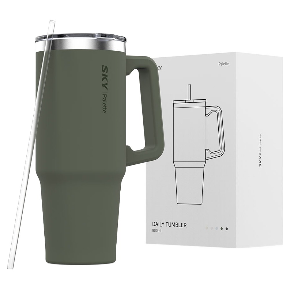 SKY 팔레트 데일리 텀블러, 올리브 그린, 900ml, 1개 9,990원