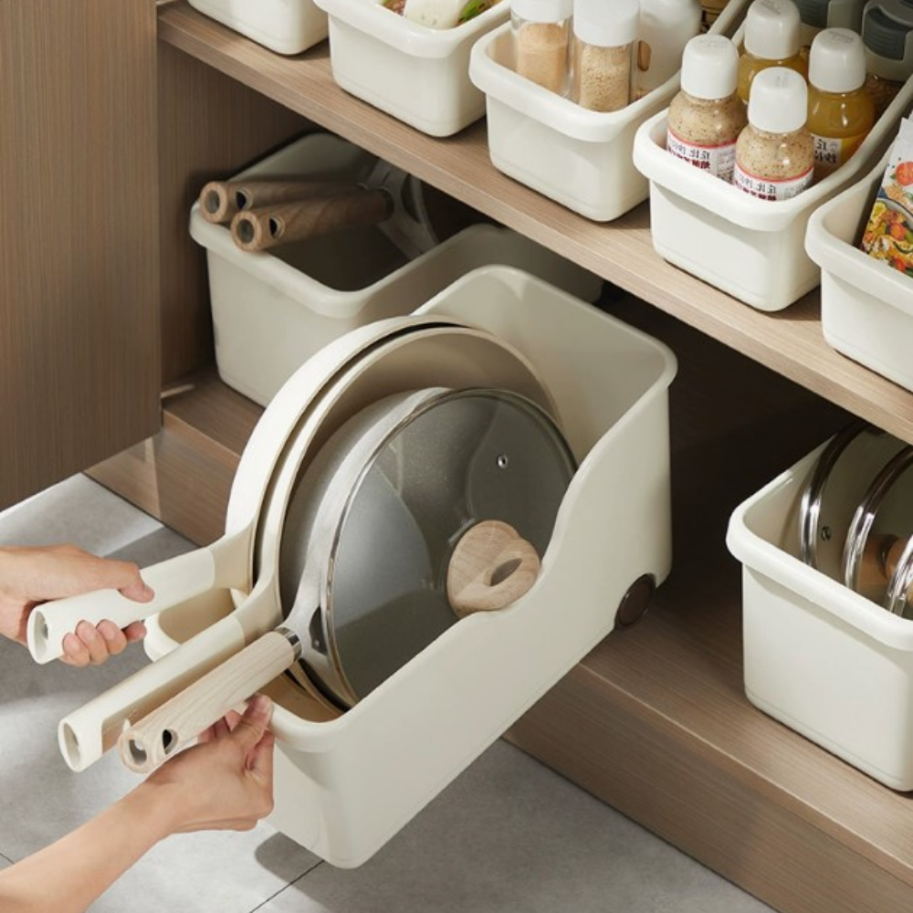 누닷 슬라이딩 주방 후라이팬 냄비 보관함 2p 23,000원