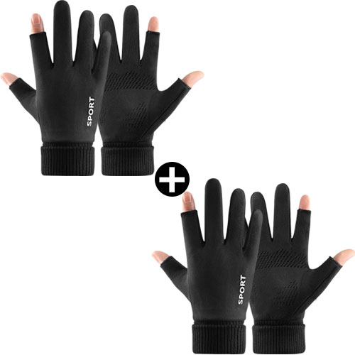 폴라리 써멀 기모 스마트 터치 겨울 오토바이 장갑 2개, 블랙 16,280원