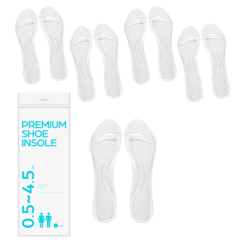 키커저스 퍼펙트 하이힐 패드 구두 실리콘 쿠션 깔창 5세트 15,900원