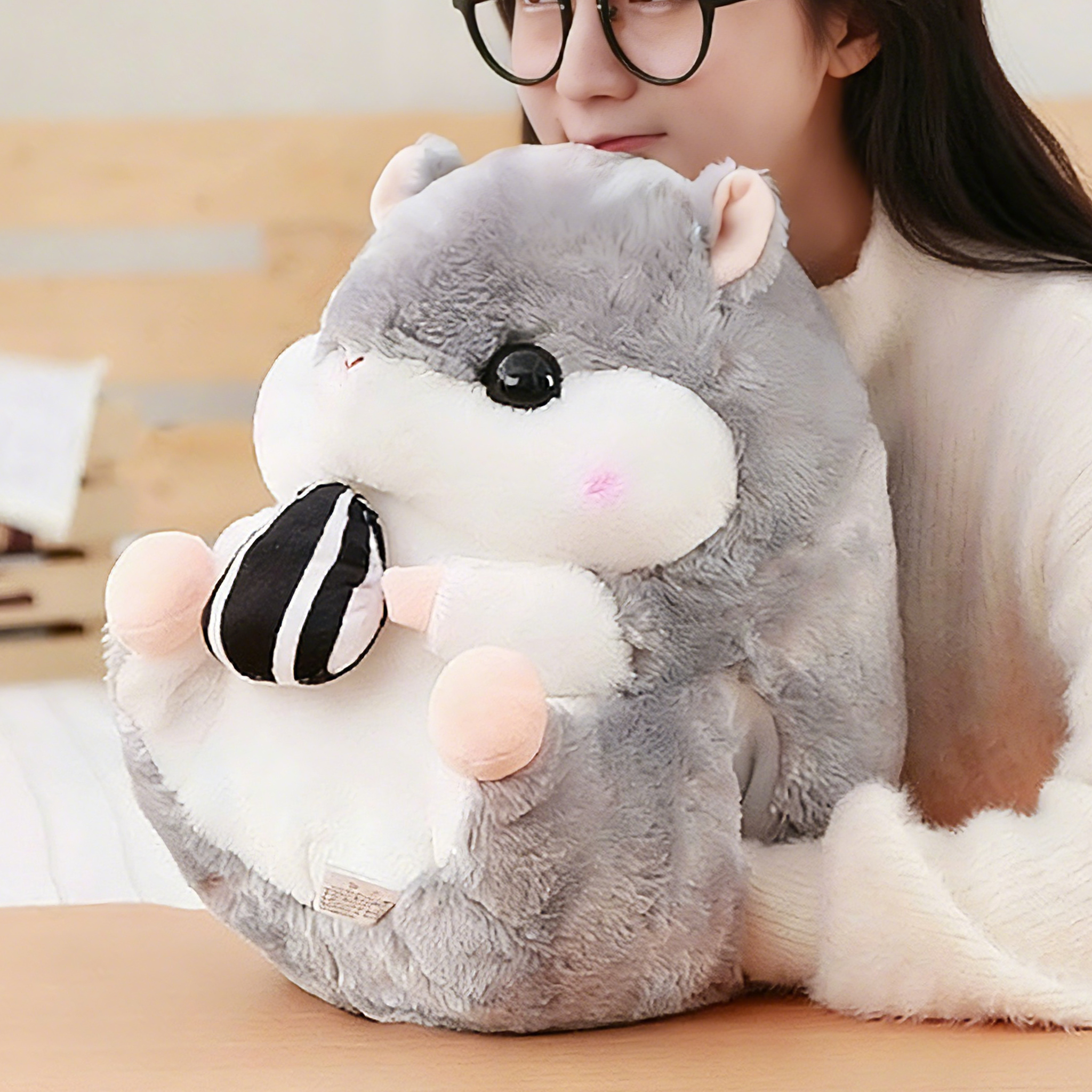 EMI 귀여운 햄스터 핸드워머 인형 낮잠 쿠션 14,900원