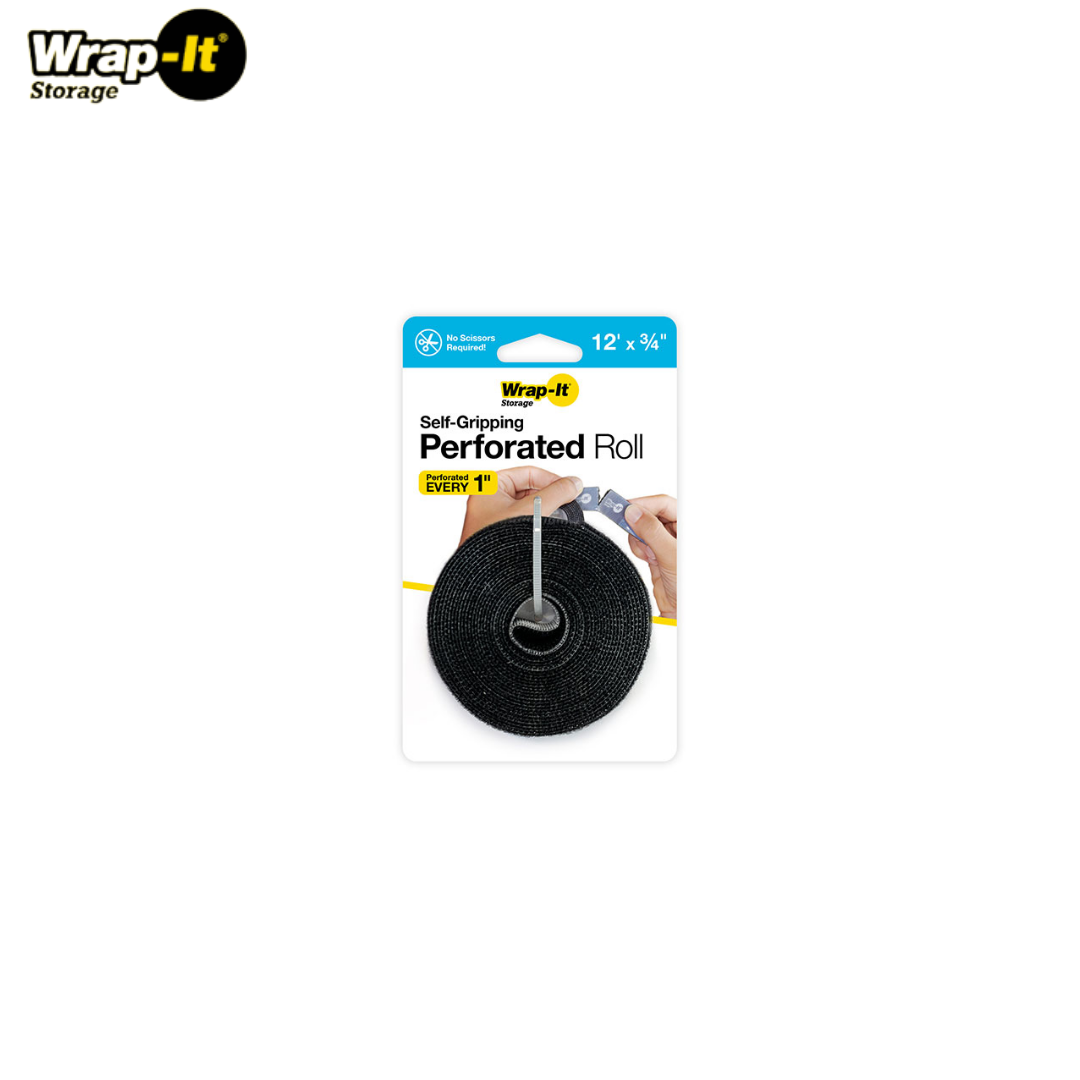 랩잇 셀프그립 벨크로타이 핸드커팅 400-12X75PBL  케이블타이 전선정리 8,340원