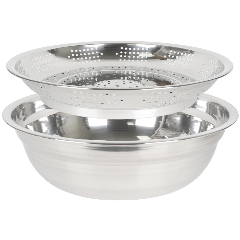 MK 국산 304 스텐다라이 타공 채반 (2P세트) 김장 대야, 1세트 39,800원