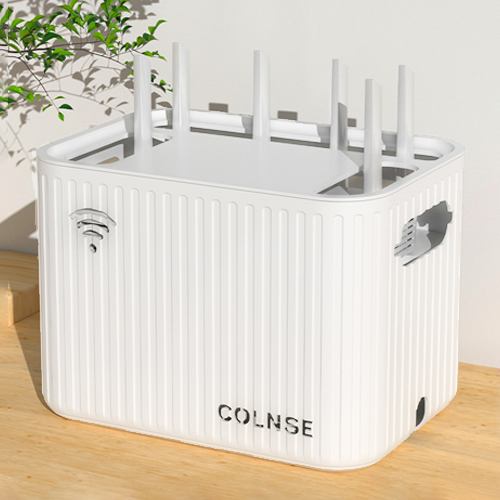 셋톱박스정리함 공유기정리함 셋탑박스거치대 와이파 숨기기 정리박스 화이트, 1개, 공유기정리함 화이트 9,900원