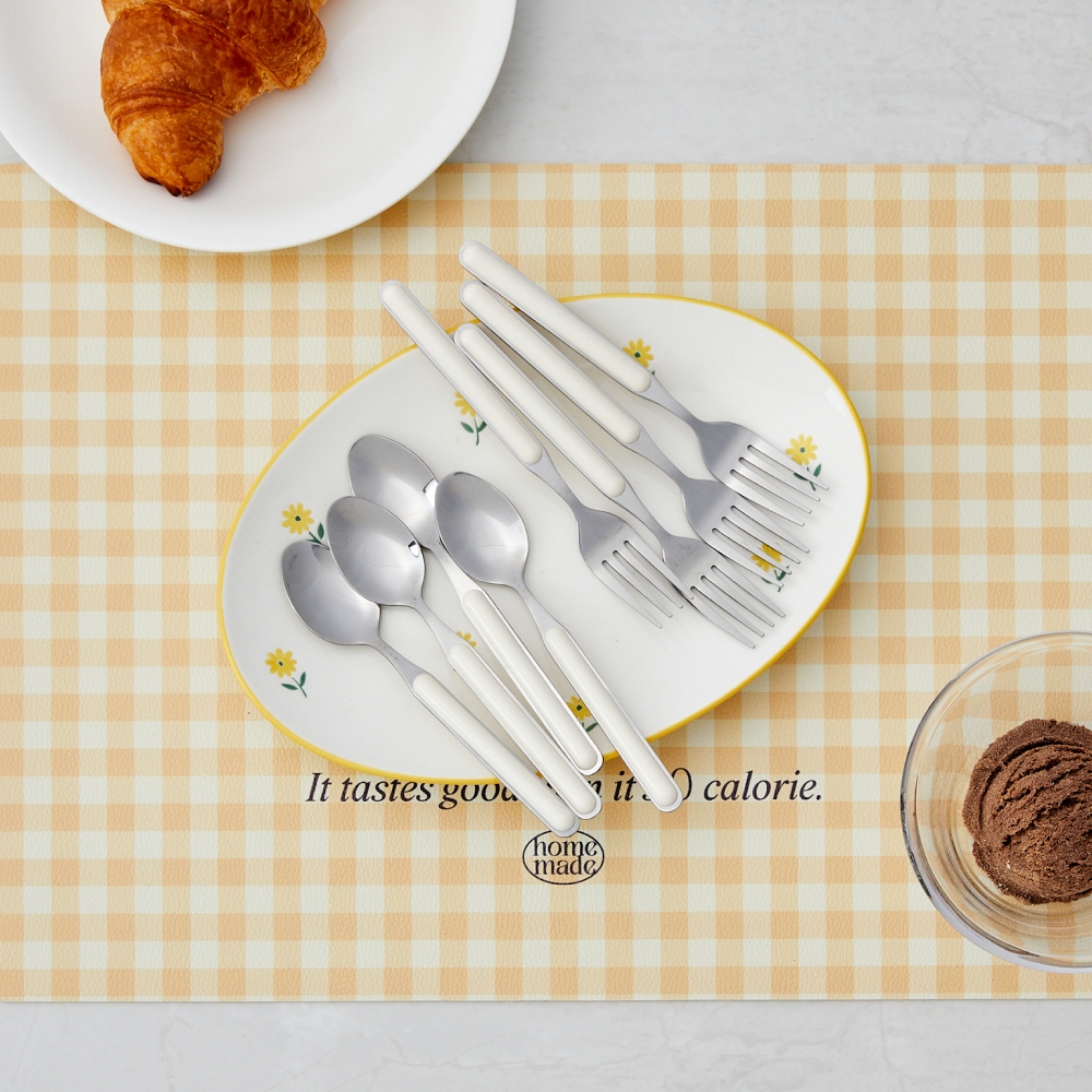 모던하우스 ON 심플 디저트 스푼 포크 커트러리 세트 5,150원