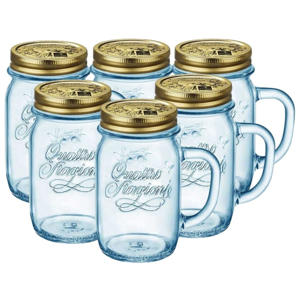 보르미올리 콰트로 드링크머그 415ml (블루) 6개, 415ml, 6개 9,600원