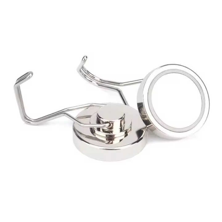 마니코 초강력 네오디움 고리자석 360도 회전형 후크 42mm, 5개, 실버 18,000원