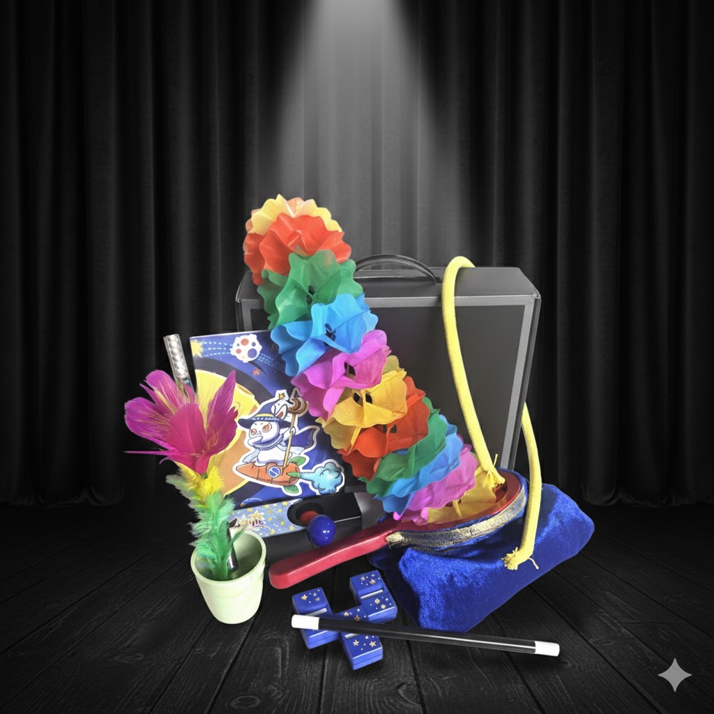 어린이마술도구세트 KC인증 요술팡팡 8종 구성 마술사가방 7종마술용품 어린이매직세트 초등학생 마술도구 학예회 장기자랑 마술봉 매직쇼, 1세트 22,500원