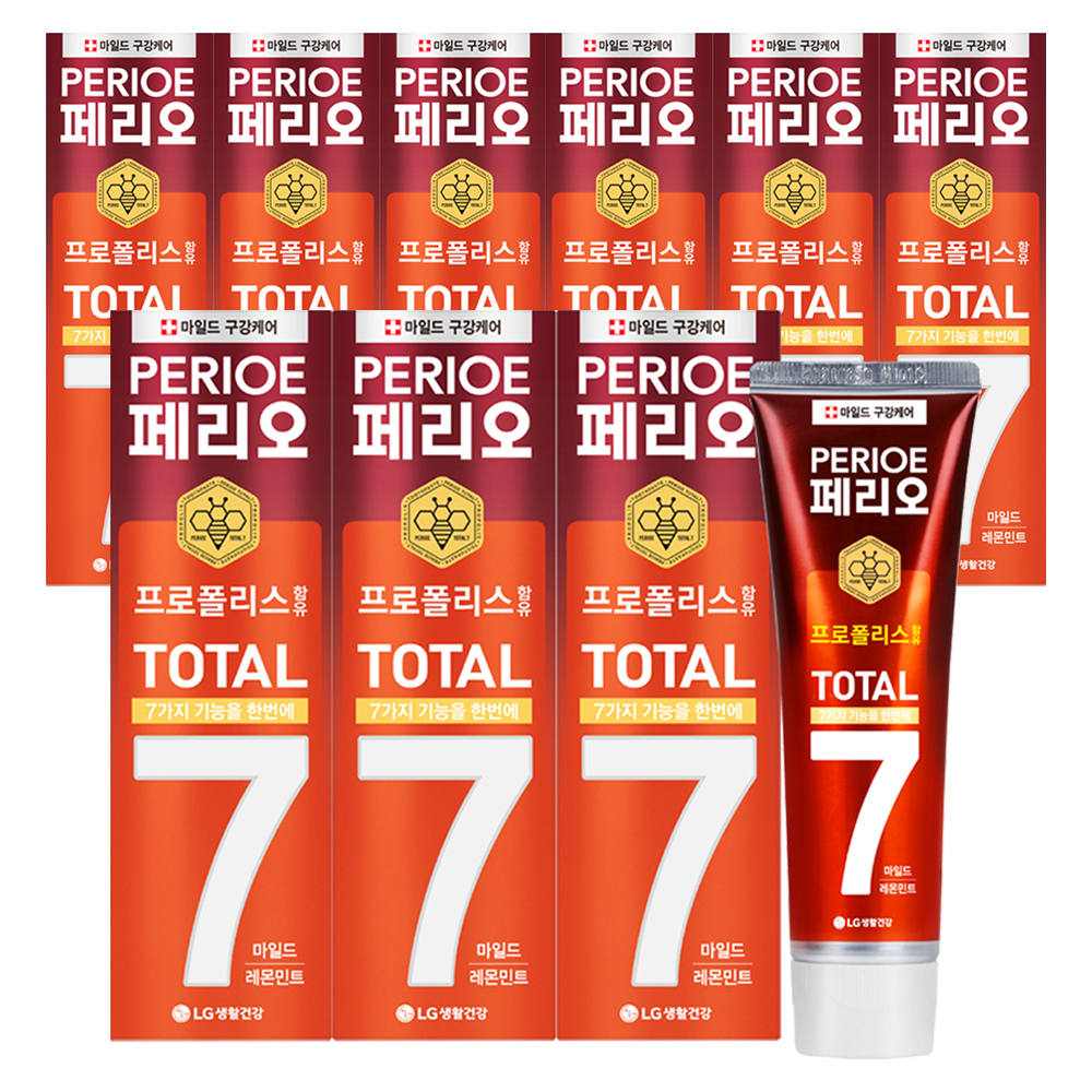 페리오 토탈7프로 치약 마일드 17,030원