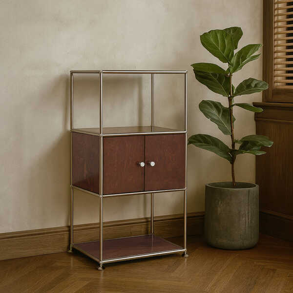 에프룸 미드센츄리 홈카페 수납장 확장 변형 가능한 모듈선반 주방수납장 299,000원