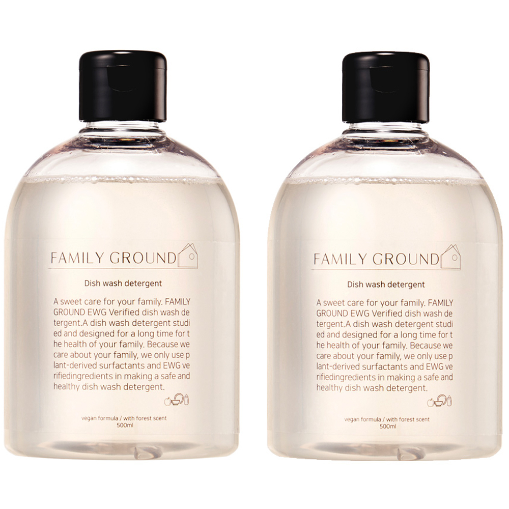 패밀리그라운드 젖병세정제 앤 주방세제 맨손설거지, 2개, 500ml 21,500원