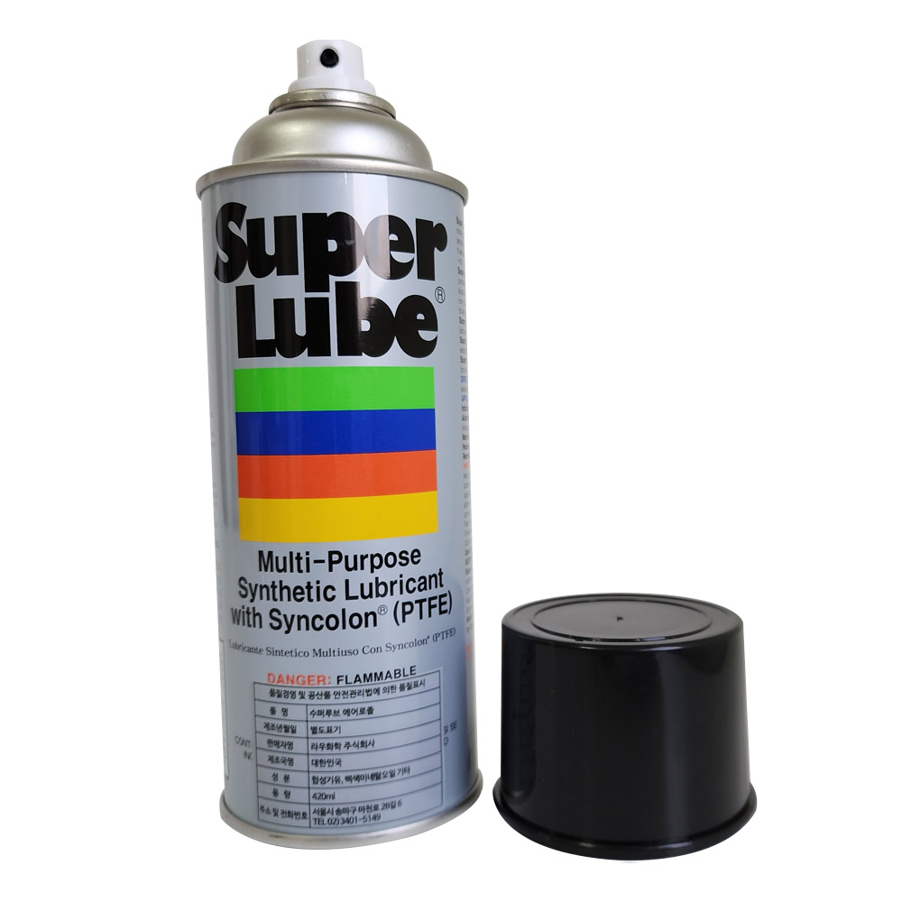 슈퍼루브 테프론 구리스 311g 스프레이형 SUPER LUBE 11,540원