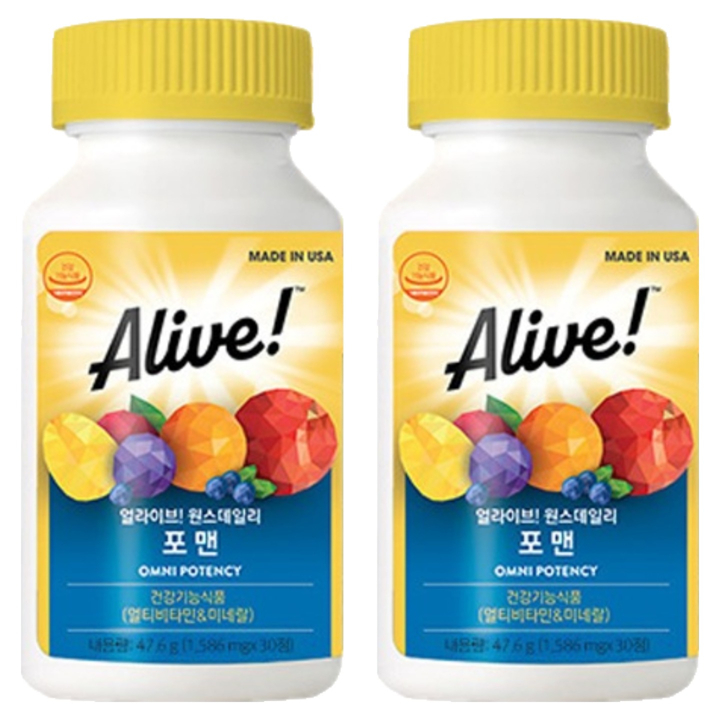 얼라이브 원스데일리 포맨 멀티비타민, 30정, 2개 27,000원