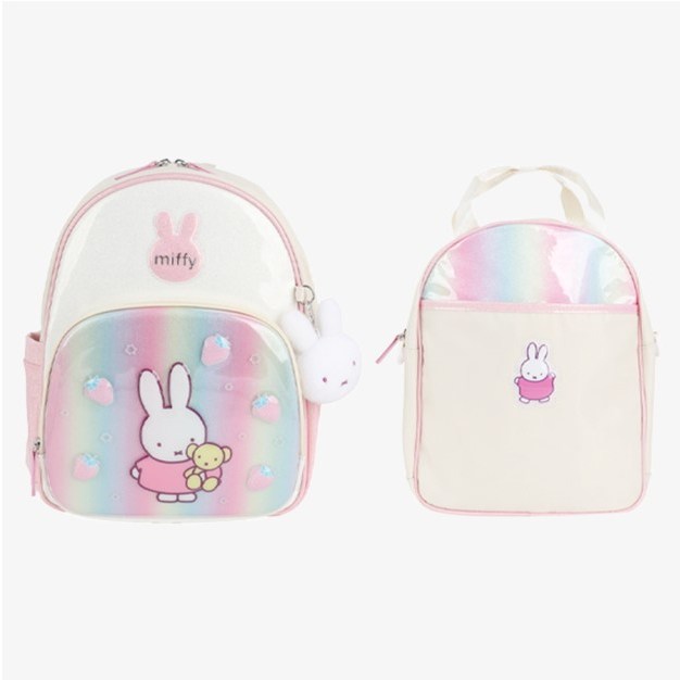 에스마켓키즈 NC송파 윙하우스 미피 레인보우 책가방 세트 (아이보리) 아이들이 좋아하는 캐릭터 책가방 *250개 한정판* 100,300원