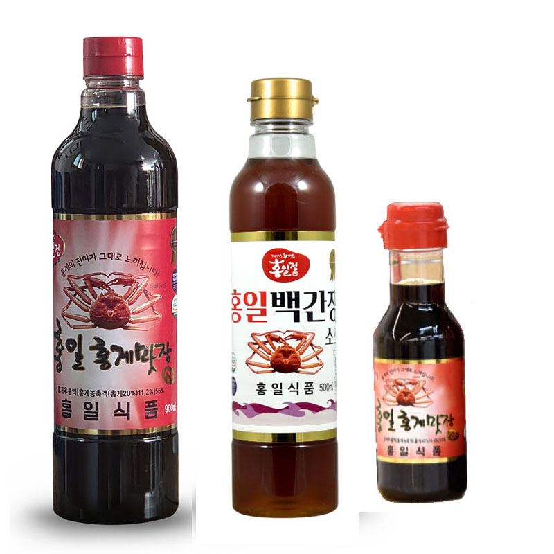 [류맛간장200ml증정]홍일식품 진해총판 홍일백간장소스 홍게맛장소스 국내산 싱싱한 홍게를 활용한 맛간장 12,990원