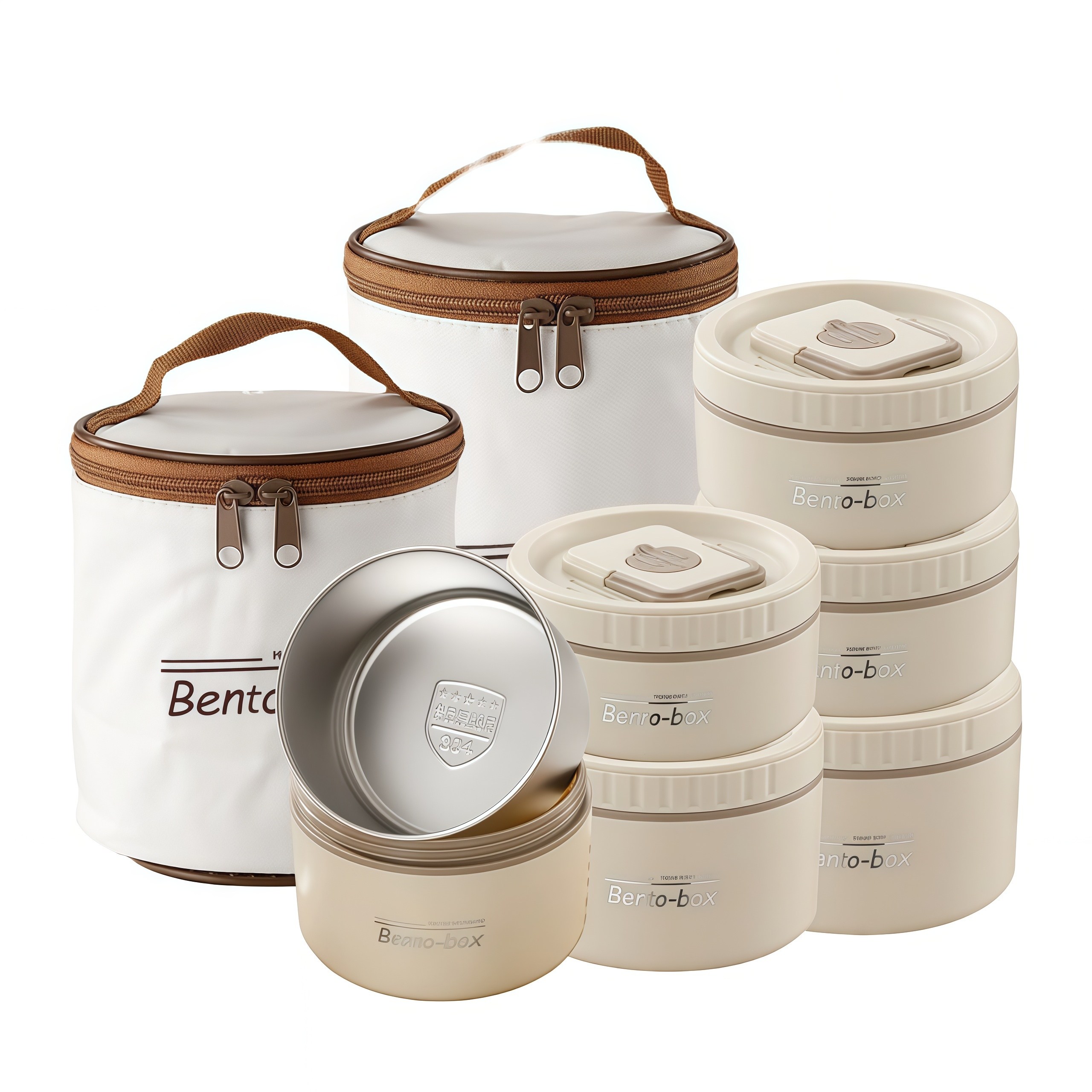 밤의여신 304 스테인리스 보온도시락통 전자레인지 적용 2단 3단 4단 휴대용가방 포함 15,900원