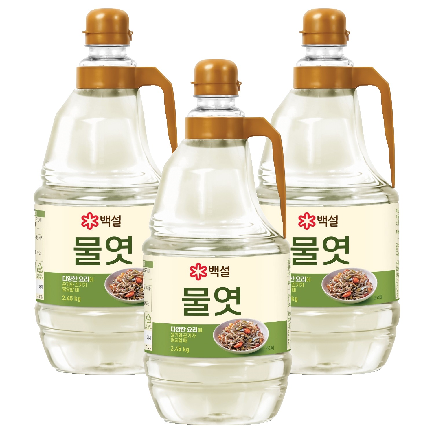 백설 CJ제일제당 물엿, 3개, 2.45kg 19,390원