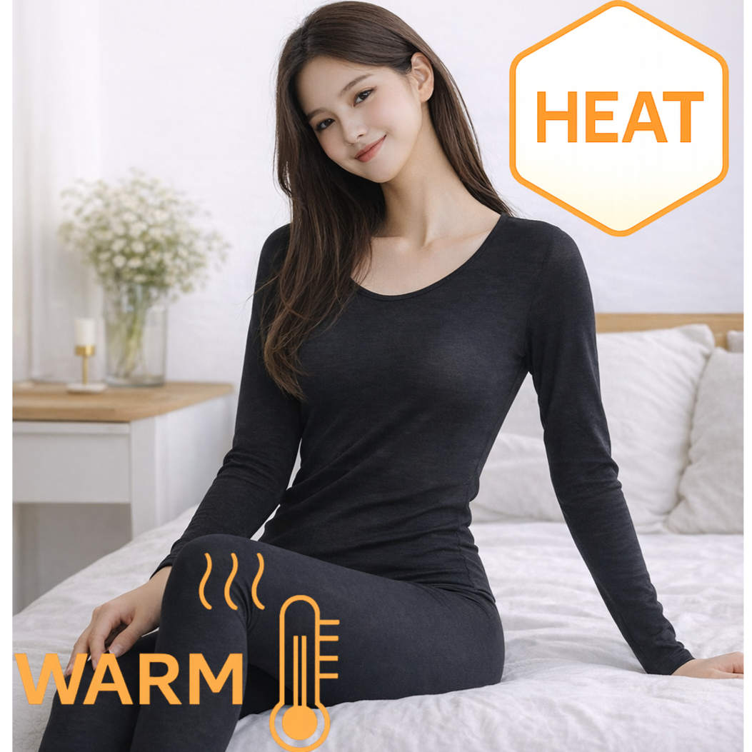 발열 내의 상하 세트 초경량 여성용 7,500원