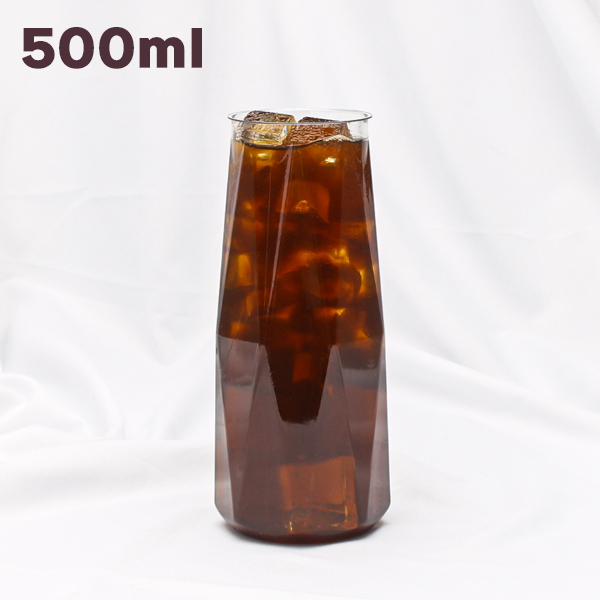 페트캔 500ml 크리스탈 투명 플라스틱 음료배달용 캔시머 공캔 100개 32,000원