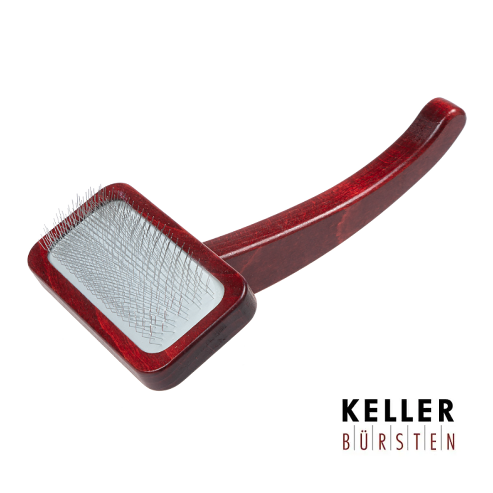 (크라운로얄 샘플 증정) 강아지슬리커 켈러 강아지빗 고양이빗 미용브러쉬 반려견 엉킨털 죽은털 제거 M, 다크 레드, 1개 31,050원