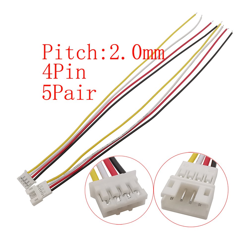 10Pcs JST PH 2 0mm 피치 2/3/4/5/6 핀 수 플러그/PH2 0 암 터미널 소켓 와이어 케이블 커넥터 26AWG 20CM 9,800원