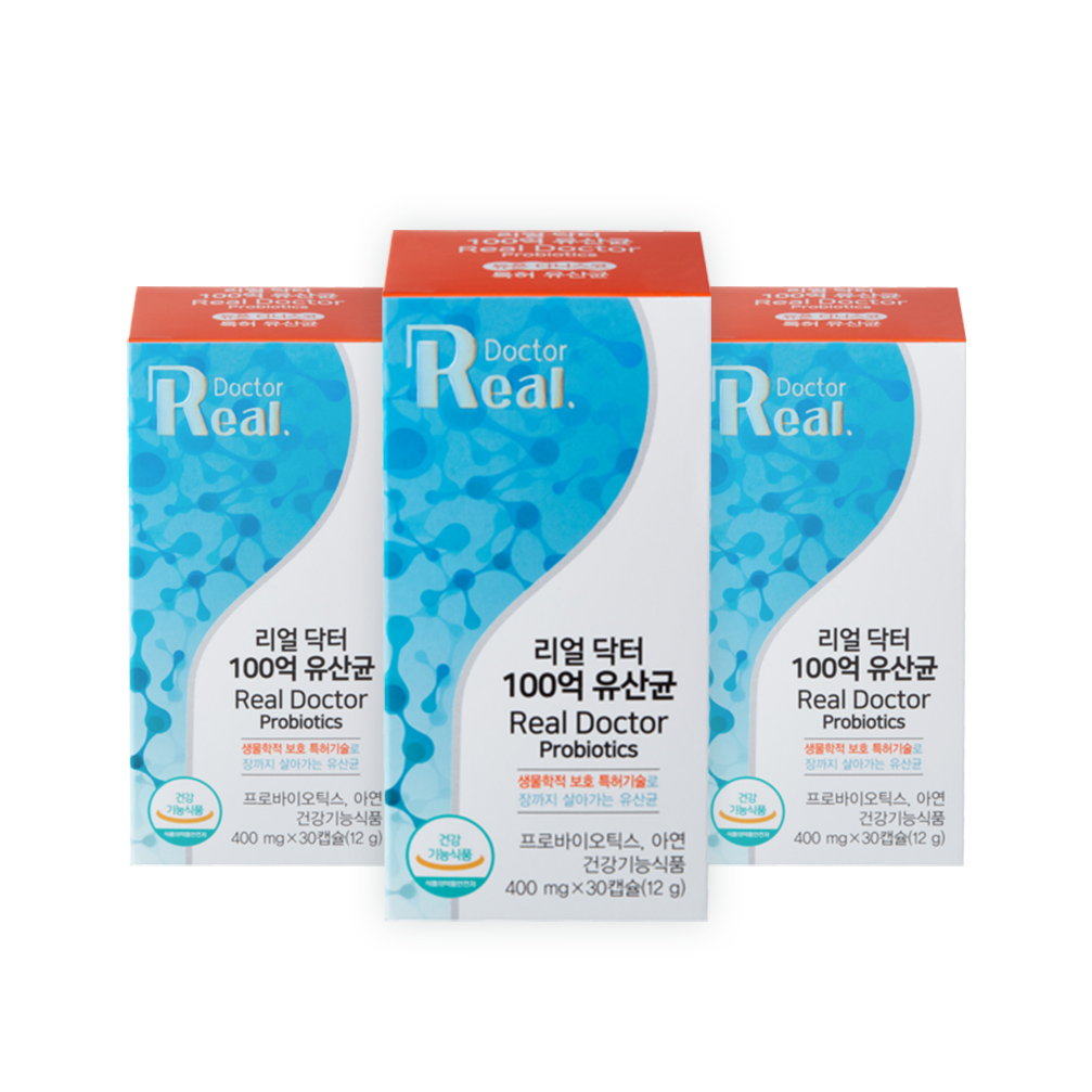 리얼닥터 100억 유산균, 30정, 3개 33,890원