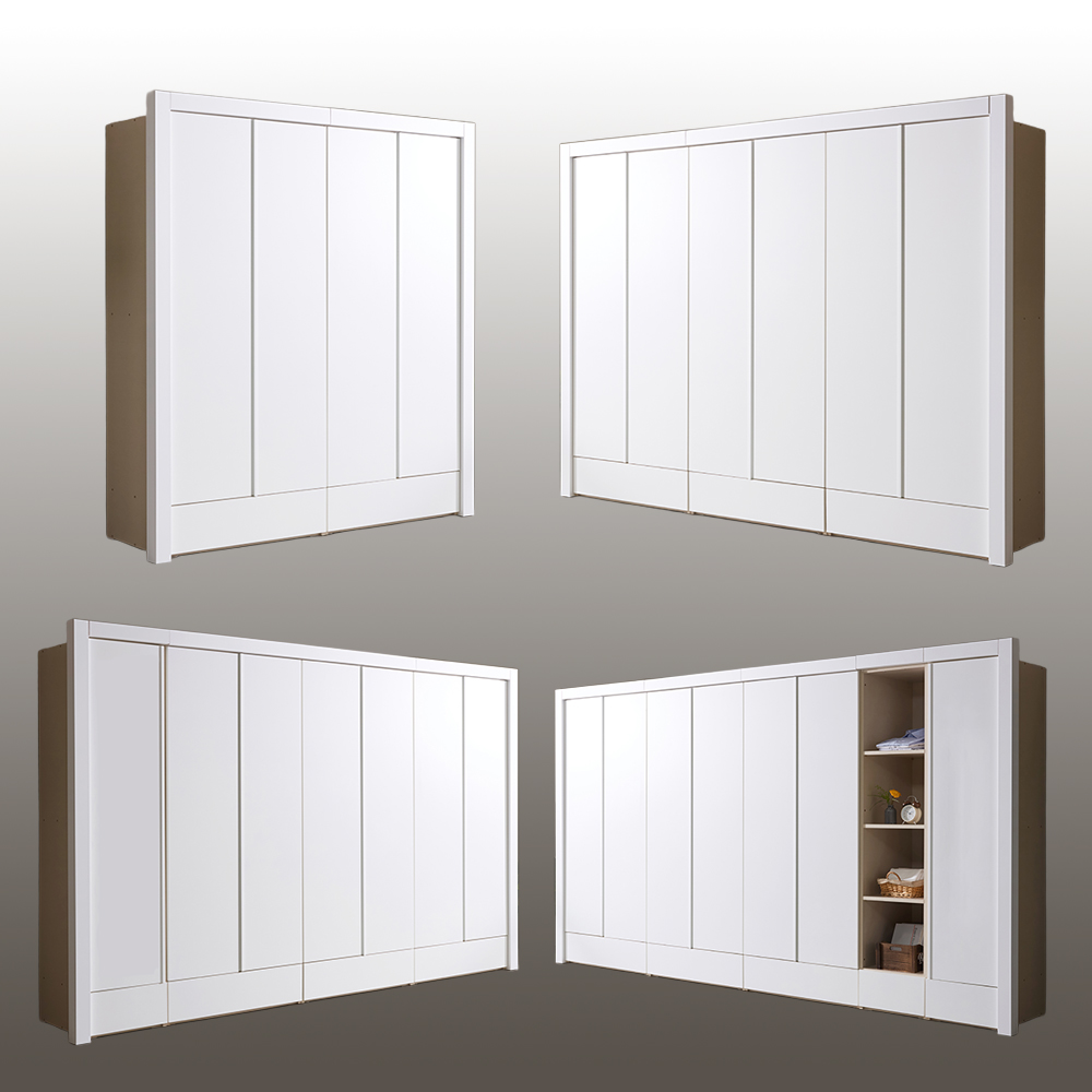 해해동동 하이로  1980~3830옷장세트 기둥 자바라 포함 모음 하단서랍장 화이트 거울선택 1,115,000원