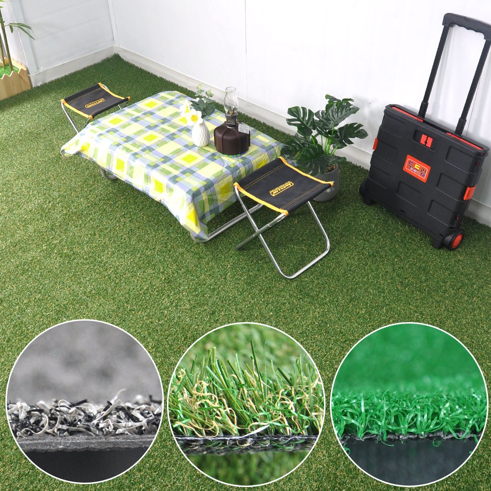 조경용 옥상 테라스 발코니 인테리어 수지매트 인조잔디 롤매트 100cm 9,500원