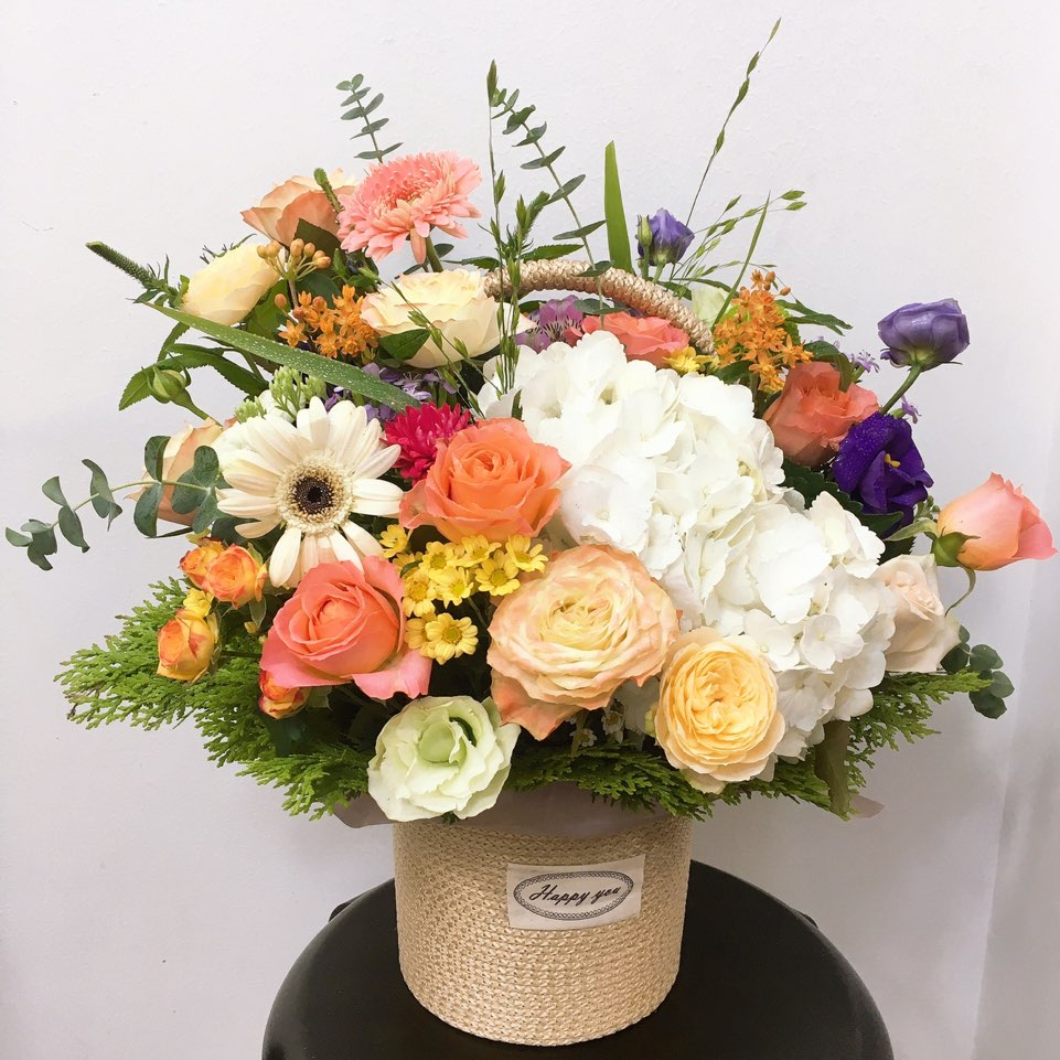 pm3시전주문시 다음날배송 고급생화꽃바구니,생일,기념일,출산,임신축하,환갑,칠순꽃 전국꽃배달,여자친구꽃선물, 56,870원