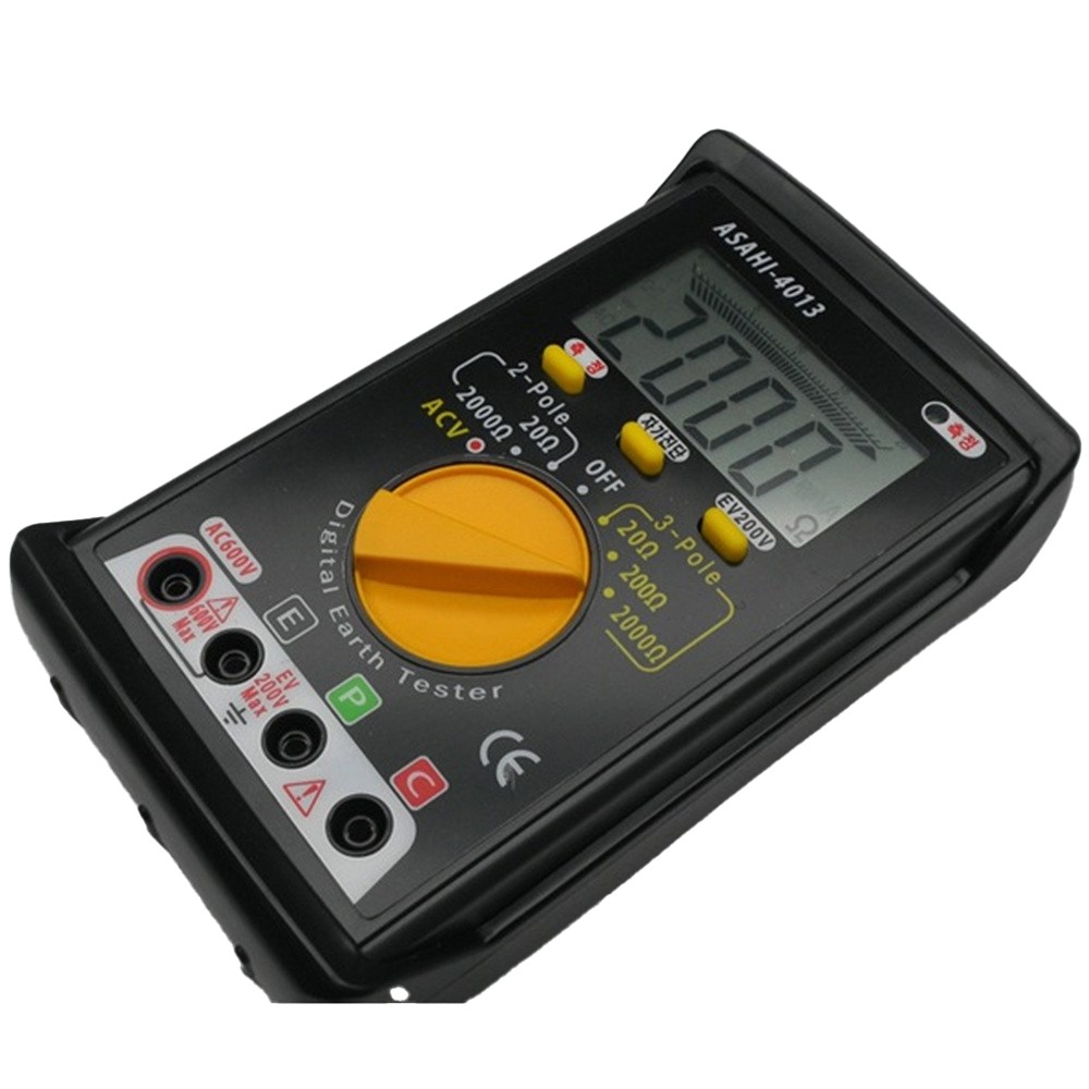 SKM전자 Asahi-4013S 접지저항계 디지털 테스터기 2선식 3선식 어스및 대지저항 테스트기 100,520원