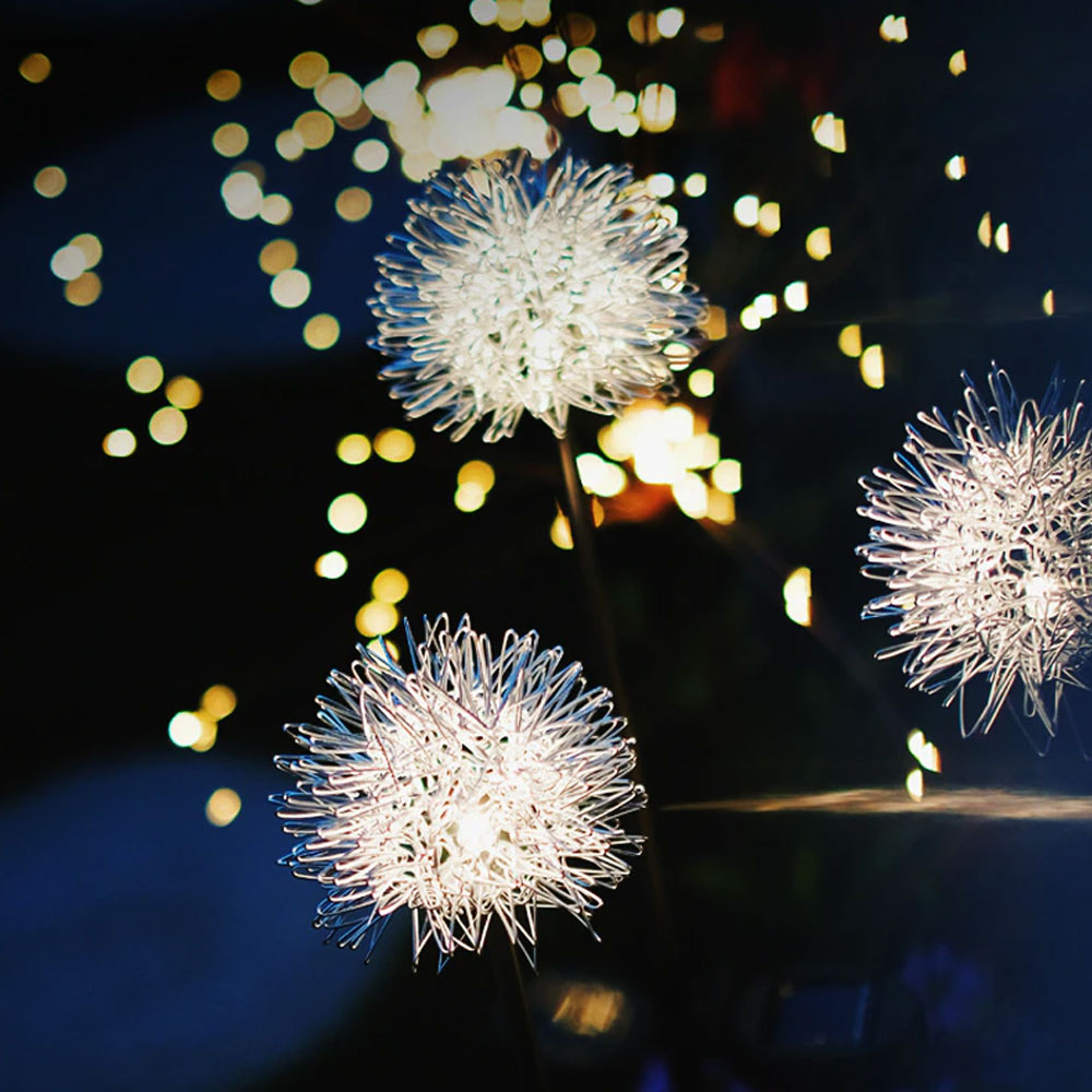 지아이비 LED 태양광 민들레 정원등 4그루 1세트 잔디조명, 화이트 29,800원