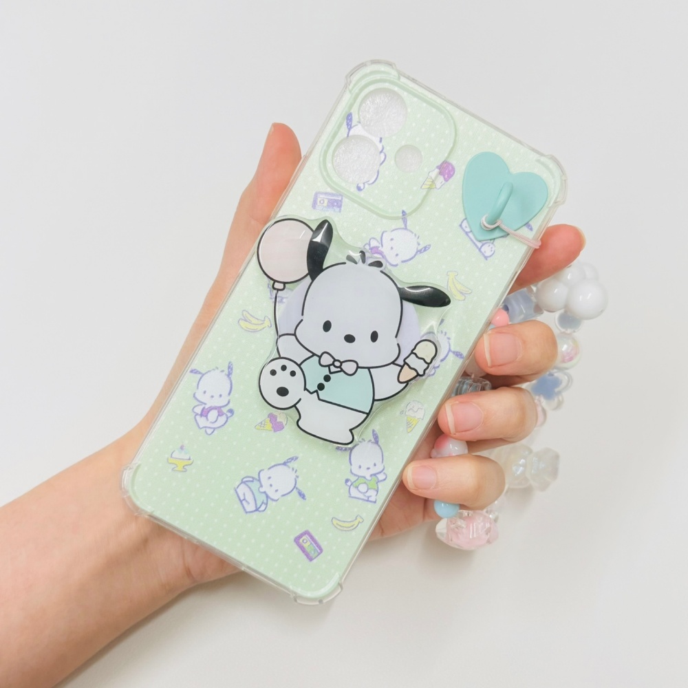 AT-M130 귀여운 포차코 강아지 캐릭터 팔찌 스트랩 스마트톡 거치대 잼폰2 시나모롤 키즈폰 마이브키즈폰 케이스 17,500원