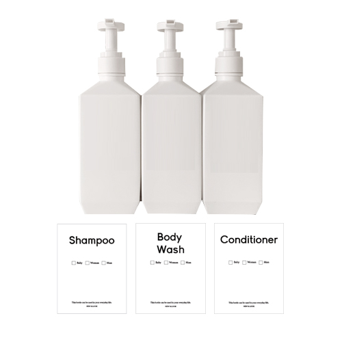 뉴앤룩 폴리공병 디스펜서 600ml 3p + 스티커3종 14,900원