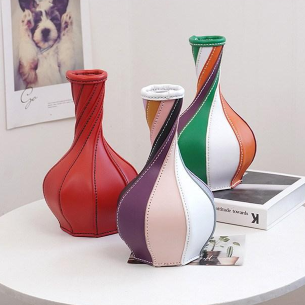 탑씨유 가죽공예 DIY 키트 리얼 천연 소가죽 꽃병 만들기 키트 18,900원