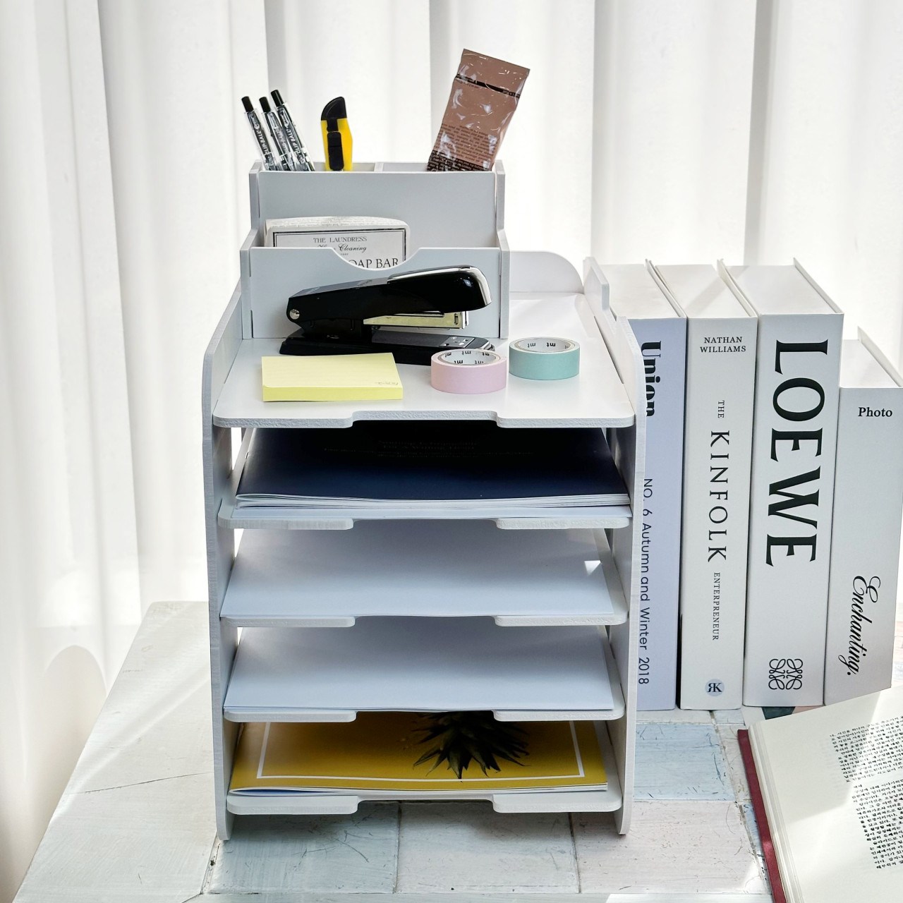 [서류전용] 사무실 서류정리함 파일보관함 보관정리 받침대 16,900원