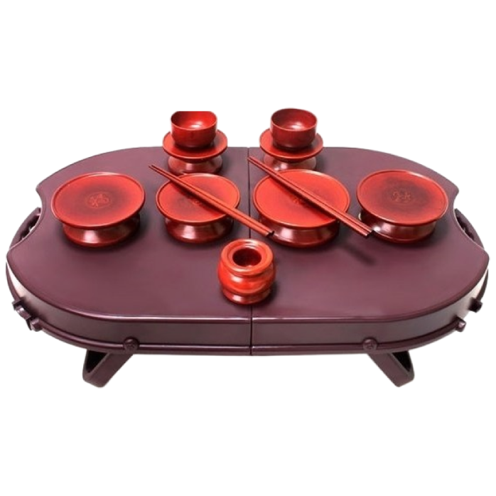 휴대용 물푸레 원목제기13p  세트 가방 , 산소에서 간단한 성묘에 59,000원