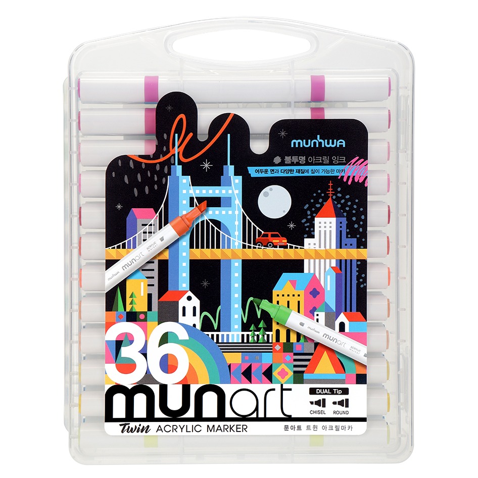 문화연필 문아트 트윈 아크릴마카 14,700원
