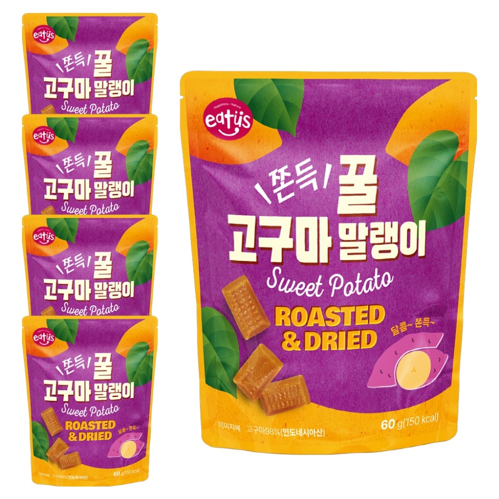 이더스 쫀득 꿀 고구마 말랭이, 60g, 5개 8,910원
