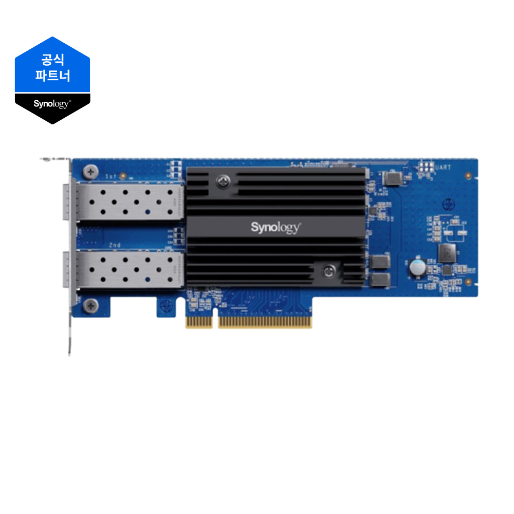 Synology(시놀로지) 정품 E10G30-F2 서버용 NAS 10GbE SFP 어댑터 카드 476,000원