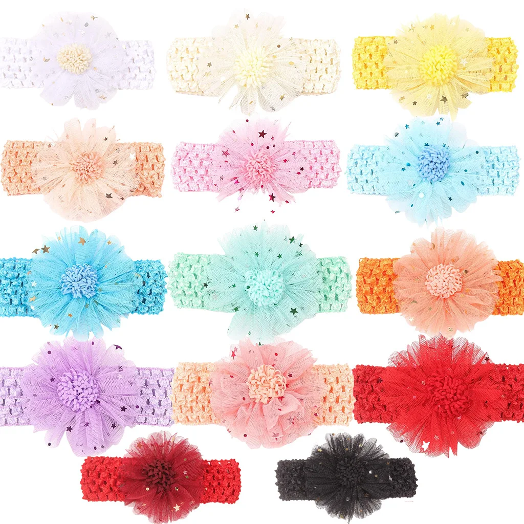 30/50pcs 강아지 작은 개 넥타이 애완 동물 손질 액세서리에 대 한 탄성 밴드 목걸이와 반짝 이는 별 나비, 01 Mix colors 66,000원