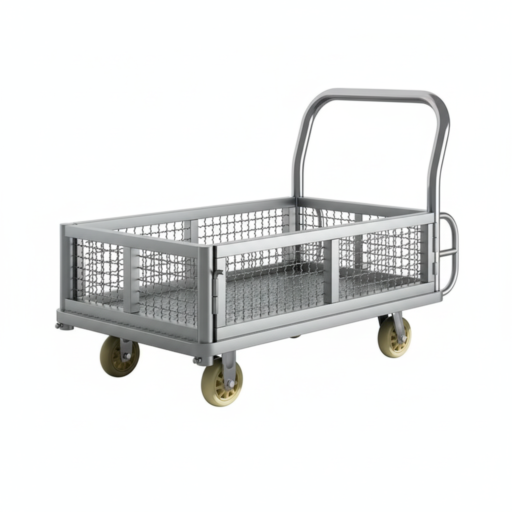 모듀카트 분리형 바스켓 카트 창고 화물 구루마 울타리 대차 배달, 1개 269,890원