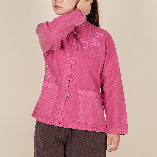 다오네우리옷 여자-꽃자수 20수 저고리(오픈형) 생활한복(개량한복) 32,500원