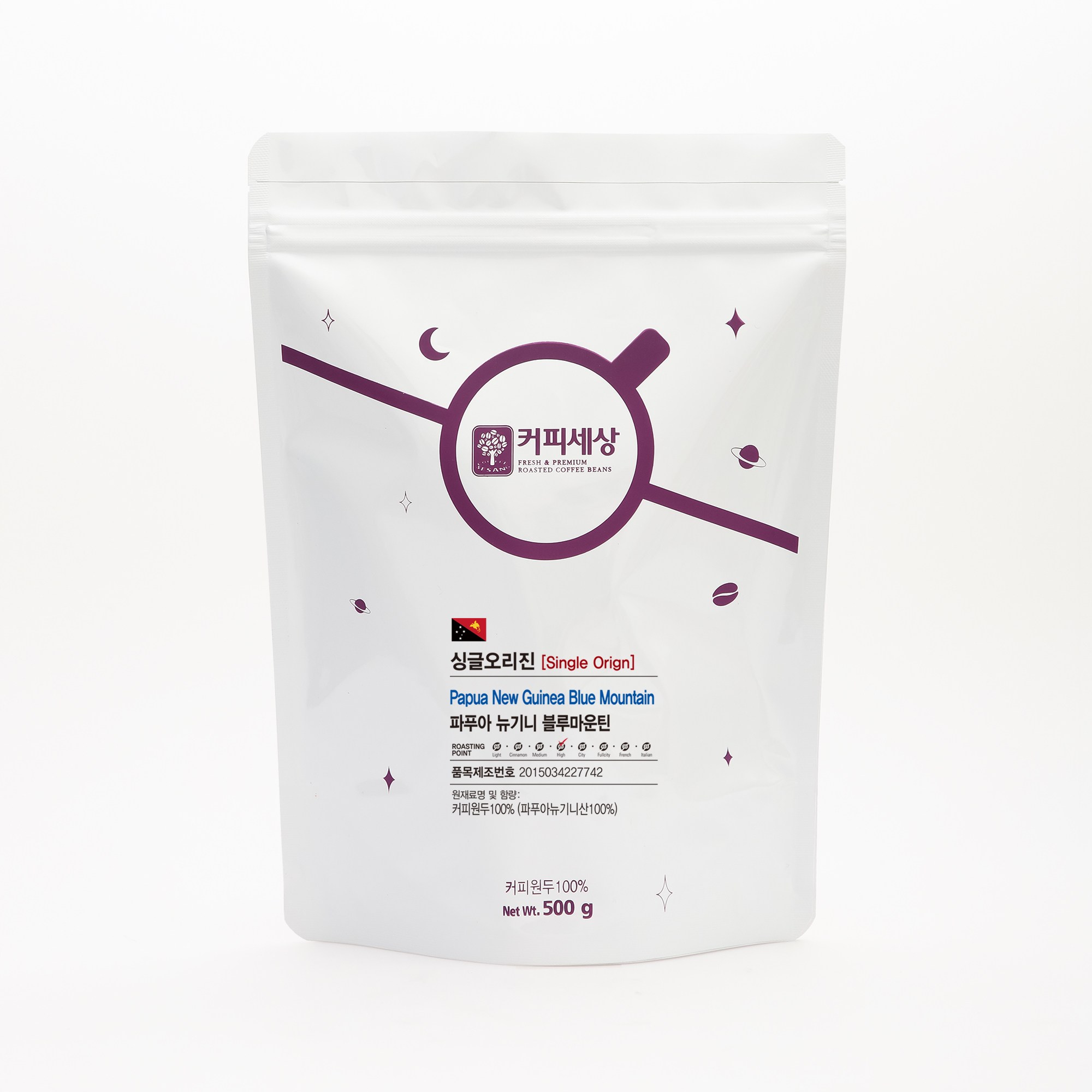 커피세상 원두 파푸아뉴기니 블루마운틴, 500g, 1개, 홀빈(분쇄안함) 20,100원
