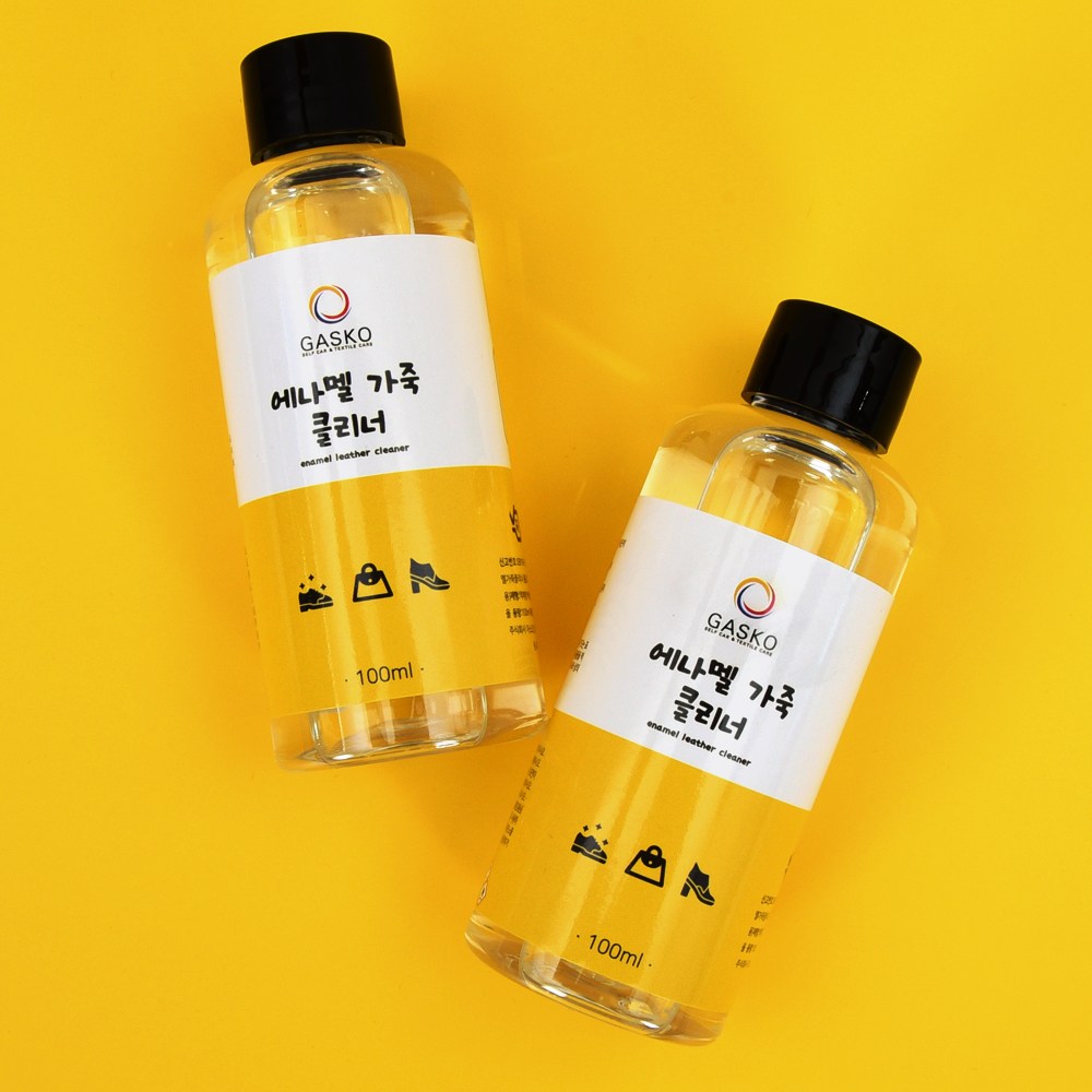 가스코 에나멜 클리너 전용코팅제거제 가방 구두 부츠 자켓 전용 염색약 100ml 7,700원
