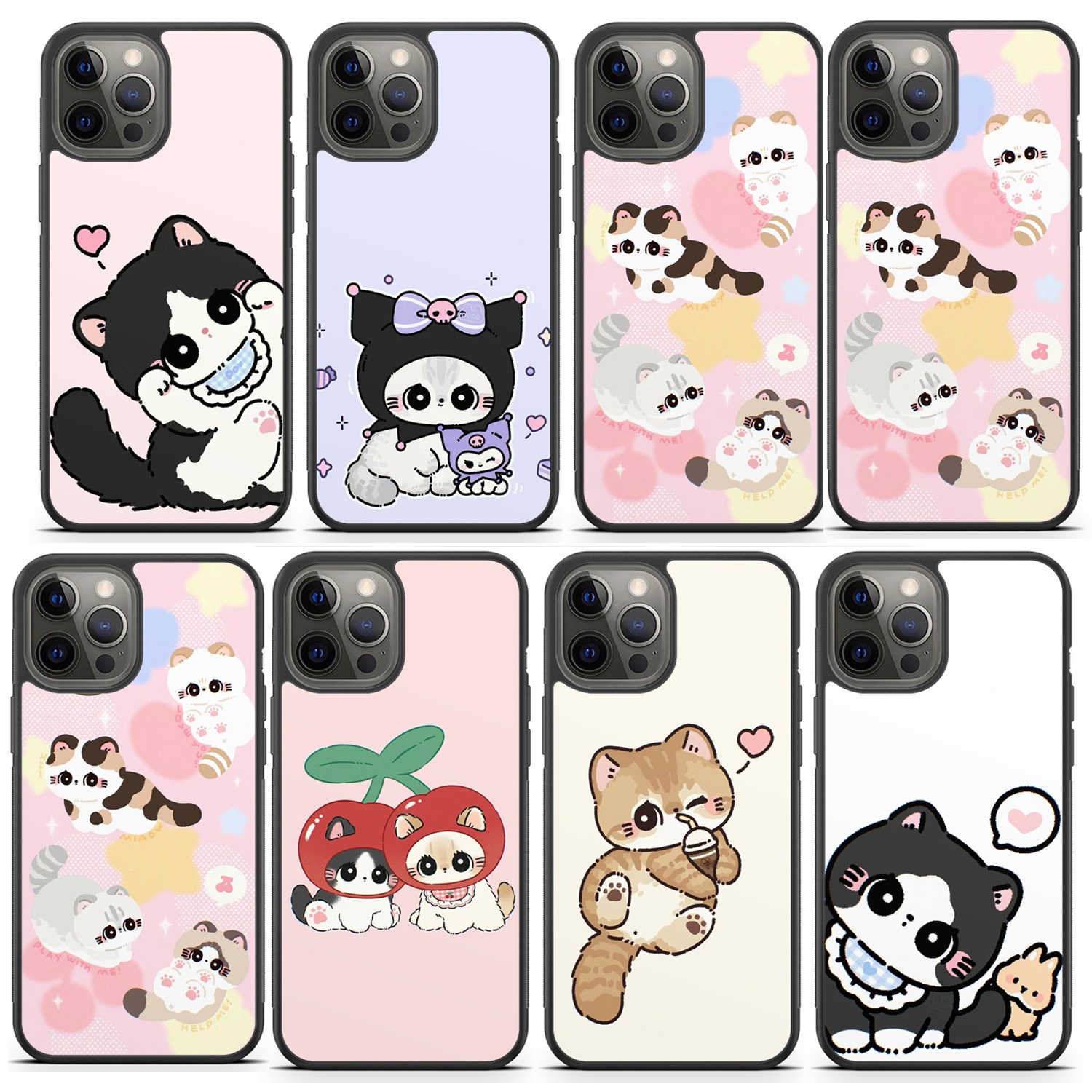 귀여운 고양이 케이스 AT-M150 M130 포켓몬폰2 포켓몬폰3 잼폰2 잼폰3 시나모롤폰 12,800원