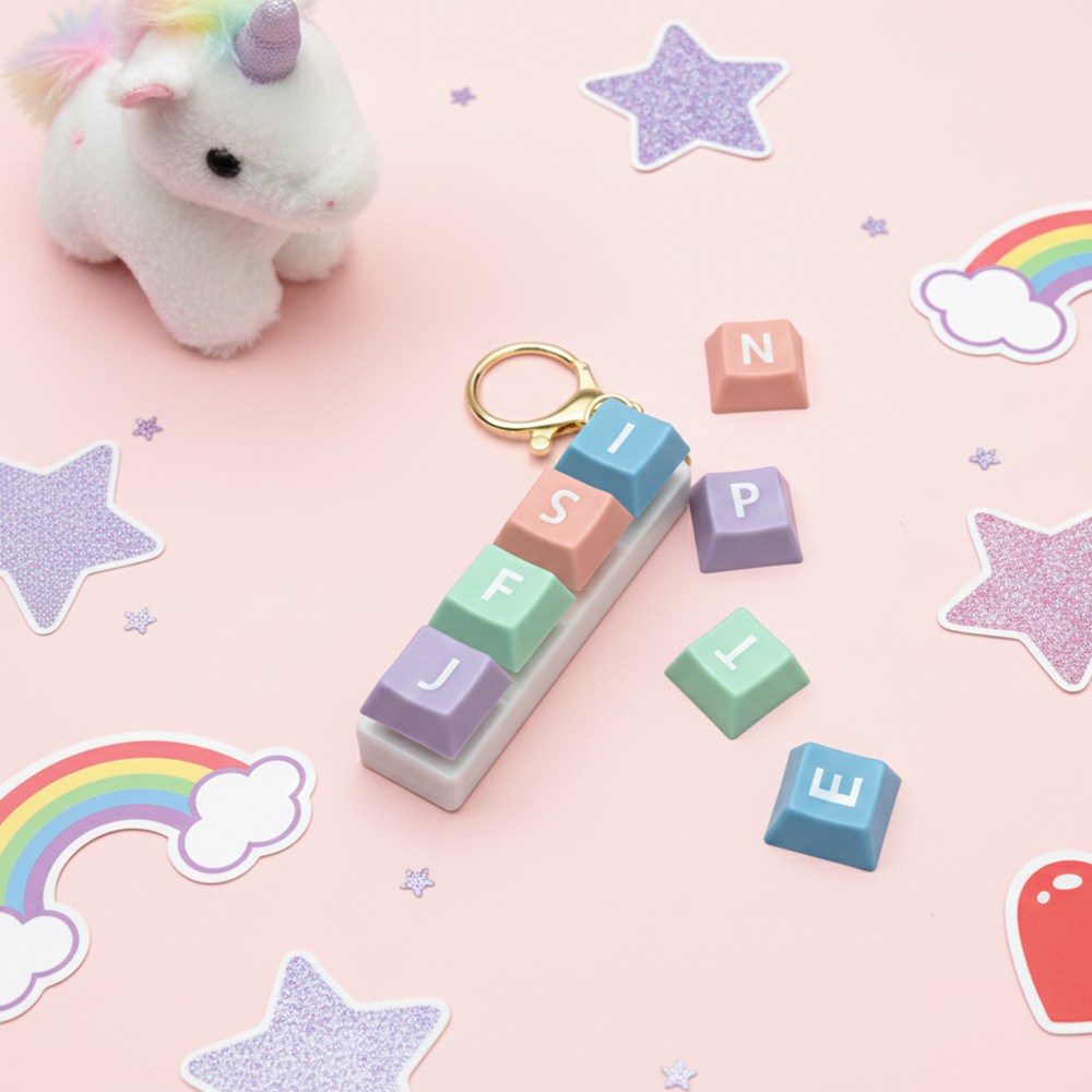 유또 MBTI 키보드 딸깍이 키링 3,590원