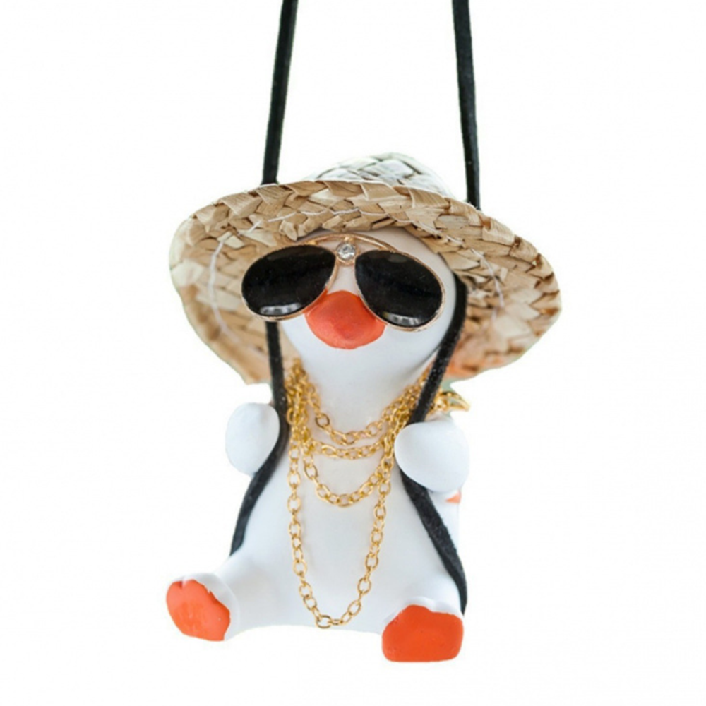 락모터스 차량 룸미러걸이 스윙덕 그네타는오리 룸미러장식 인테리어 소품 실내꾸미기 1,250원