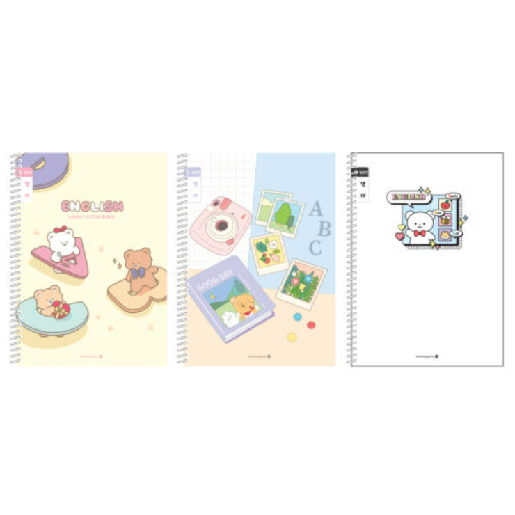 모닝글로리 채움노트 초등 스프링노트 영어 넓은칸 A 5p 세트 28,500원